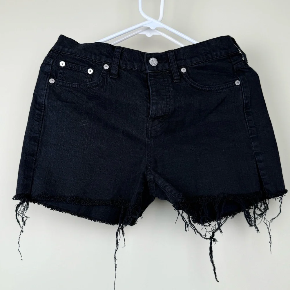 Madewell Women’s Dark black Jean‎ Shorts size 24